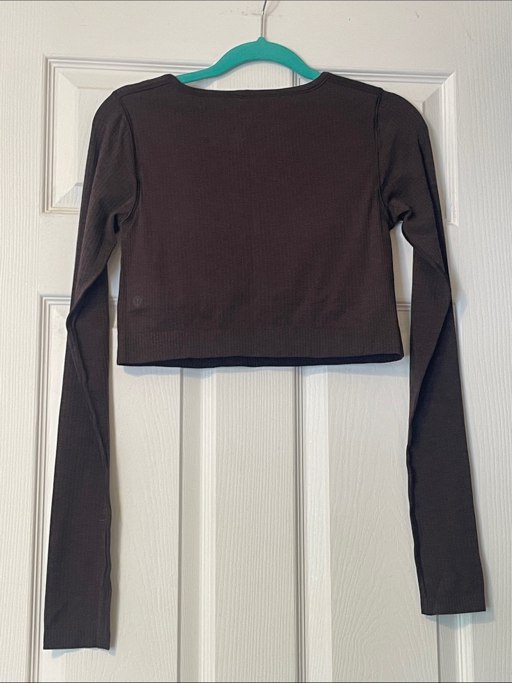lululemon athletica Ebb to Street Long Sleeve Top - French Press (Dark Brown) - Picture 9 of 10